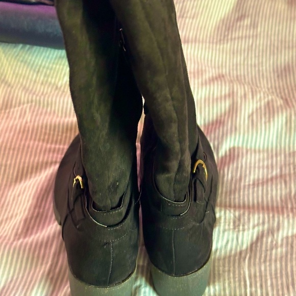 ⭐️NWOT DR.SCHOOL’S KNEE-HIGH BOOTS, Sz. 10, Vegan Suede🌻, Stunning! 😍 - Picture 4 of 15